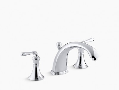 Devonshire® Deck-/rim-mount bath faucet trim for high-flow valve with 8-15/16