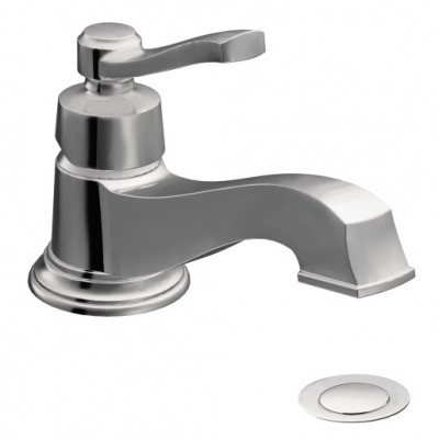 Rothbury Chrome One-Handle Low Arc Bathroom Faucet